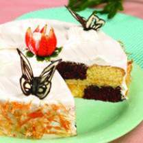 Cara membuat CAKE WITH CARAMEL FILLING - Resep Masakan Rumahan