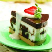 Cara membuat PUDING MARBLE COKELAT KACANG - Resep Masakan Rumahan