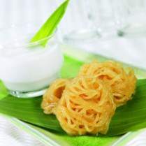 Cara membuat PUTU TAPE SAUS PUTIH - Resep Masakan Rumahan