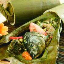 Cara membuat LEMANG IKAN MAS - Resep Masakan Rumahan