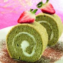 Cara membuat GREEN TEA ROLL CAKE - Resep Masakan Rumahan