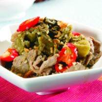 Cara membuat SAWI ASIN CAH SUKIYAKI - Resep Masakan Rumahan
