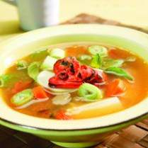 Cara membuat SUP TAHU KERANG HARUM KEMANGI - Resep Masakan Rumahan