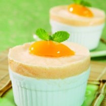 Cara membuat SOUFLE BUAH PEACH - Resep Masakan Rumahan