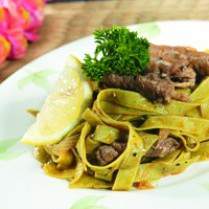 Cara membuat TAGLIATELLE SUKIYAKI LADA HITAM - Resep Masakan Rumahan