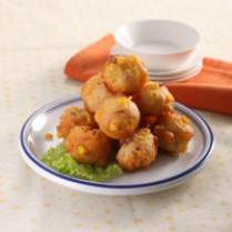 Cara membuat Olieballen Jagung Smoked Beef - Resep Masakan Rumahan