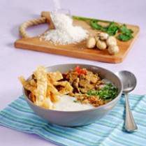 Cara membuat BUBUR AYAM JAMUR - Resep Masakan Rumahan