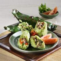 Cara membuat NASI BAKAR CUMI ASIN - Resep Masakan Rumahan