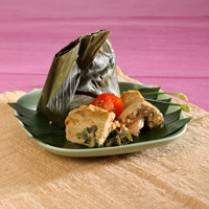 Cara membuat PEPES AYAM DAUN SINGKONG - Resep Masakan Rumahan