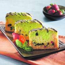 Cara membuat CAKE BUAH 3 WARNA - Resep Masakan Rumahan