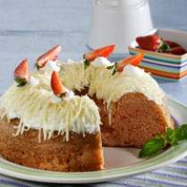 Cara membuat CAKE STROBERI KEJU - Resep Masakan Rumahan