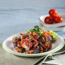Cara membuat BALADO TERONG TERI JENGKI - Resep Masakan Rumahan