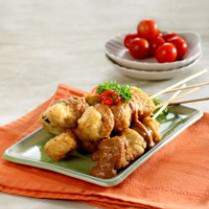 Cara membuat SATE SIOMAY GORENG - Resep Masakan Rumahan