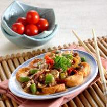 Cara membuat BUNCIS ALA KUNGPAO - Resep Masakan Rumahan