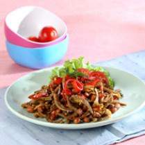 Cara membuat KERING TERI BUMBU KUNING - Resep Masakan Rumahan