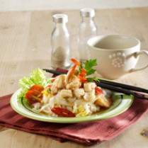 Cara membuat KWETIAU SIRAM SEAFOOD - Resep Masakan Rumahan