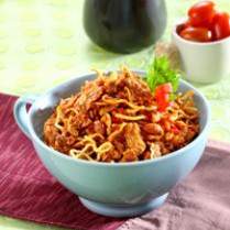 Cara membuat KERING TEMPE MI TABUR ABON - Resep Masakan Rumahan