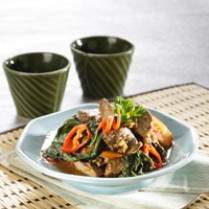 Cara membuat TUMIS DAUN SINGKONG ATI AYAM - Resep Masakan Rumahan