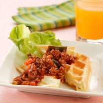 Cara membuat WAFEL KENTANG SAUS BOLOGNAISE - Resep Masakan Rumahan