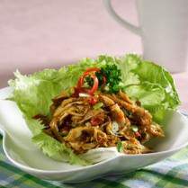 Cara membuat TUMIS AYAM SUWIR PETAI CINA - Resep Masakan Rumahan