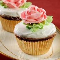 Cara membuat ROSE CUP CAKE - Resep Masakan Rumahan
