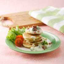 Cara membuat PANCAKE HAVERMUT SAUS BROKOLI - Resep Masakan Rumahan