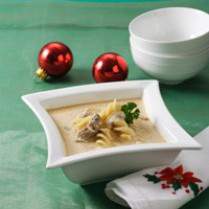 Cara membuat CREAMY BEEF MUSHROOM AND PASTA SOUP - Resep Masakan Rumahan