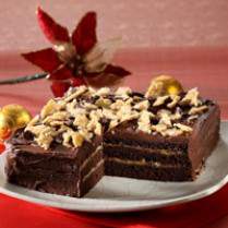 Cara membuat BUTTERMILK PRALINE CHOCOLATE CAKE - Resep Masakan Rumahan