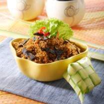 Cara membuat SERUNDENG PARU - Resep Masakan Rumahan