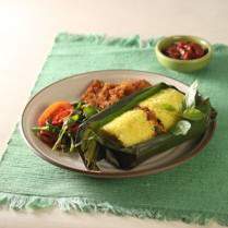 Cara membuat NASI KUNING DALAM BAMBU - Resep Masakan Rumahan