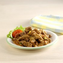 Cara membuat DAGING TUMIS KARI KACANG - Resep Masakan Rumahan