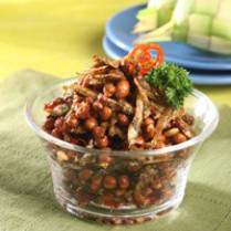 Cara membuat KERING KACANG TERI TAWAR - Resep Masakan Rumahan