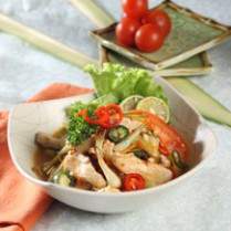 Cara membuat AYAM LOKIO AROMA LIMAU - Resep Masakan Rumahan