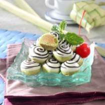 Cara membuat NASTAR GREEN TEA ISI KACANG - Resep Masakan Rumahan
