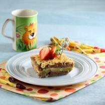 Cara membuat PUDING ROTI PISANG KEJU - Resep Masakan Rumahan