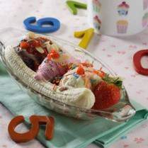 Cara membuat BANANA SPLIT STRAWBERRY - Resep Masakan Rumahan