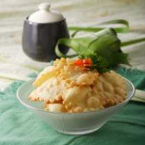 Cara membuat KERIPIK KENTANG EBI - Resep Masakan Rumahan