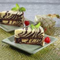 Cara membuat ZEBRA CAKE LAPIS COKELAT - Resep Masakan Rumahan
