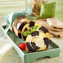 Cara membuat BOLU GULUNG KEJU MOZAIK - Resep Masakan Rumahan