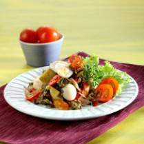 Cara membuat SAWI ASIN TELUR PUYUH - Resep Masakan Rumahan