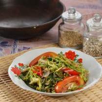 Cara membuat TUMIS BUNGA PENGANTEN - Resep Masakan Rumahan