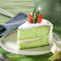 Cara membuat CAKE PANDAN LAPIS KELAPA MUDA - Resep Masakan Rumahan