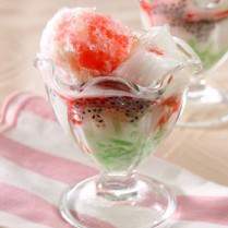 Cara membuat ES KELAPA CAMPUR - Resep Masakan Rumahan