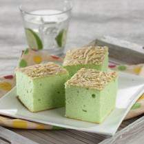 Cara membuat CAKE PANDAN ALMON - Resep Masakan Rumahan