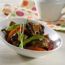 Cara membuat BUNTUT TUMIS PAPRIKA - Resep Masakan Rumahan