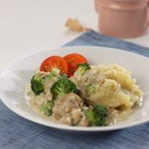 Cara membuat MASHED POTATO SIRAM BROKOLI - Resep Masakan Rumahan