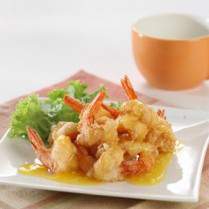 Cara membuat UDANG GORENG SAUS JERUK - Resep Masakan Rumahan