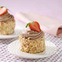 Cara membuat ALMOND MINI ROLL CAKE - Resep Masakan Rumahan