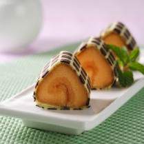 Cara membuat TRIANGLE MINI ROLL CAKE - Resep Masakan Rumahan