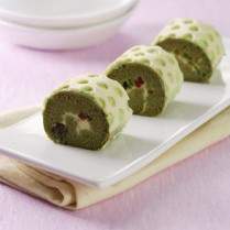 Cara membuat MINI GREEN TEA ROLL CAKE - Resep Masakan Rumahan